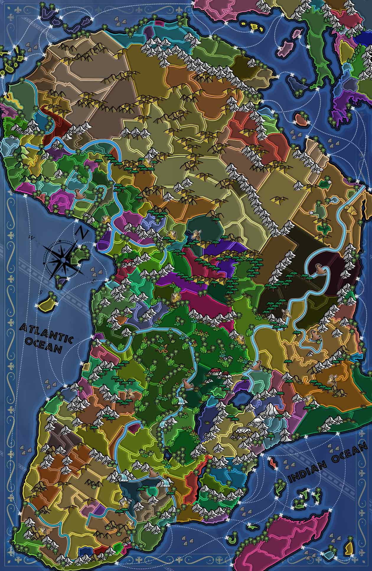 the map